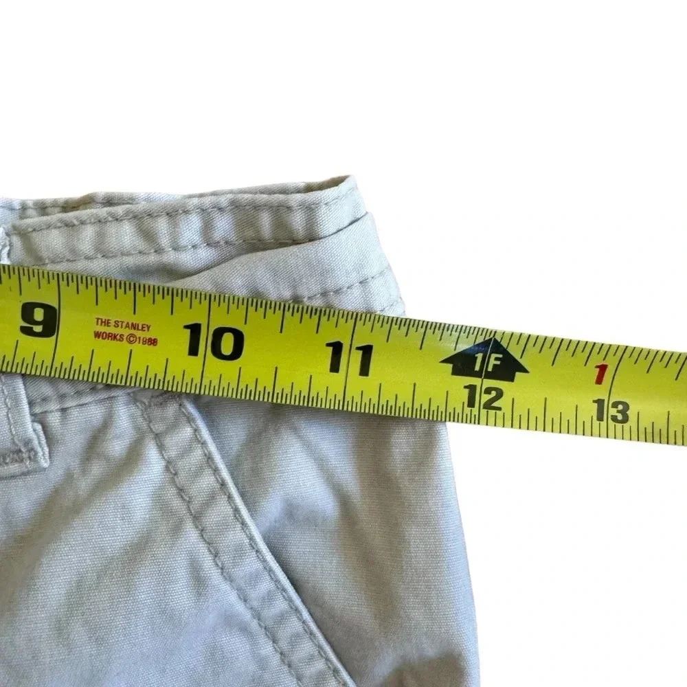 Y2K Gymboree Cargo Pants Beige Adjustable Waist Pockets Girls size 9